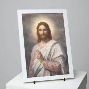 Quadro Totem Jesus Salvador – Heinrich Hofmann com Moldura
