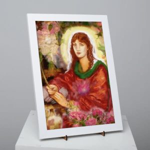 Quadro Totem Mestra Madalena no Templo – com Moldura