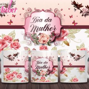 Caneca Tema Dia das Mulheres - AS - 003