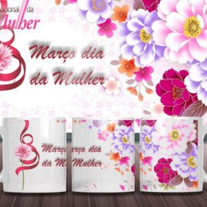 Caneca Tema Dia das Mulheres - AS - 004
