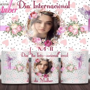 Caneca Tema Dia das Mulheres - AS - 005