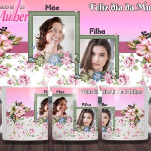 Caneca Tema Dia das Mulheres - AS - 006