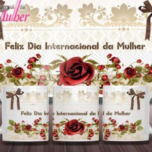 Caneca Tema Dia das Mulheres - AS - 008