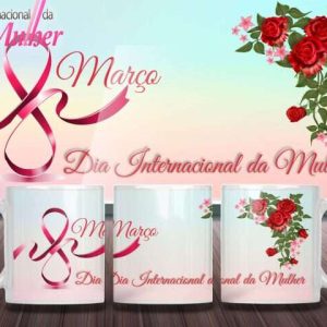 Caneca Tema Dia das Mulheres - AS - 009