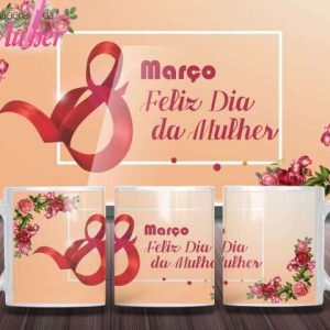 Caneca Tema Dia das Mulheres - AS - 010