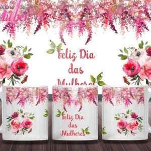 Caneca Tema Dia das Mulheres - AS - 012