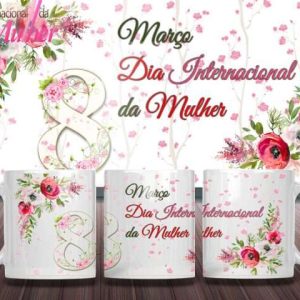 Caneca Tema Dia das Mulheres - AS - 013