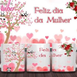 Caneca Tema Dia das Mulheres - AS - 016