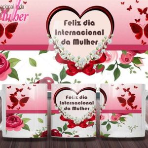 Caneca Tema Dia das Mulheres - AS - 020