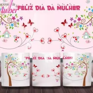 Caneca Tema Dia das Mulheres - Artes 01 - 027