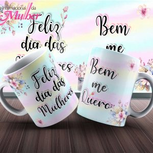 Caneca Tema Dia das Mulheres - Neon - 009