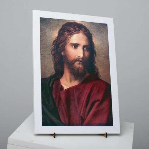 Quadro Totem Cristo - Heinrich Hofmann - com Moldura - Modo Retrato