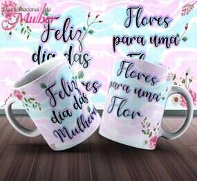 Caneca Tema Dia da Mulher - Series3