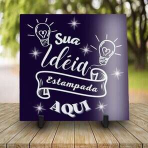 Sua Idéia Estampada Aqui - Azulejo