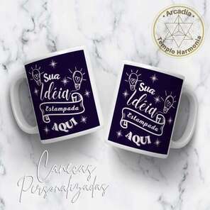 Sua Idéia Estampada Aqui - Caneca