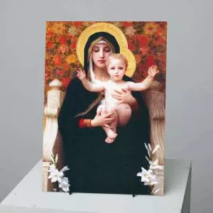 Quadro Totem A Virgem dos Lírios - sem Moldura