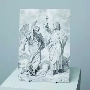 Quadro Totem Cristo 16 - Heinrich Hofmann - Modo Retrato