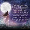 Diario da Lua - Com a ferramenta, Diário da Lua, você poderá registrar tudo o que você viveu e sentiu física, mental, emocional e espiritualmente a cada ciclo de 28 dias, em um período de 13 luas