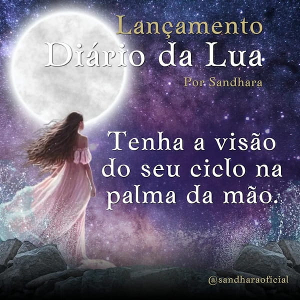 Diario da Lua - Tenha a visão do seu ciclo na palma da mão