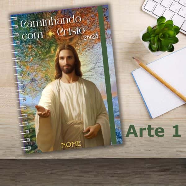 Agenda Caminhando com o Cristo 2024 - Arte 1