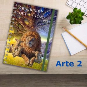 Agenda Caminhando com o Cristo 2024 - Arte 2