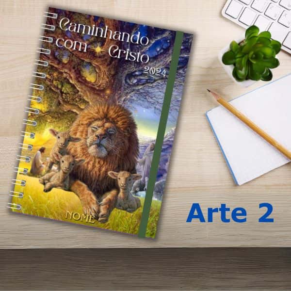 Agenda Caminhando com o Cristo 2024 - Arte 2