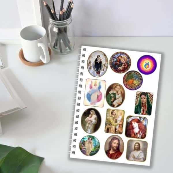 Caderno Templo Harmonia Adesivos