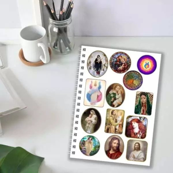 Caderno Templo Harmonia Adesivos